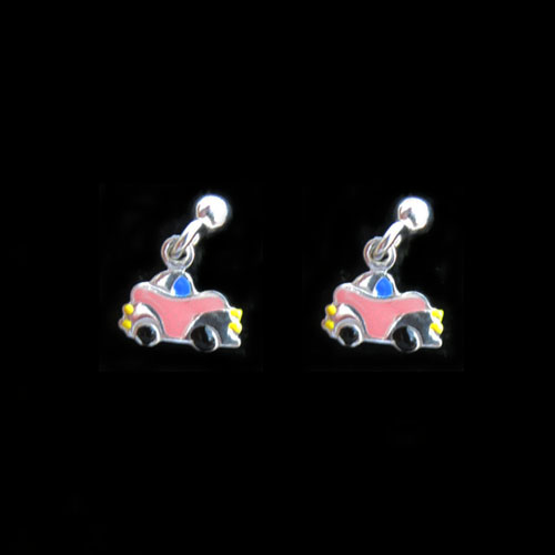 Pendientes infantiles plata y esmaltes Asturias